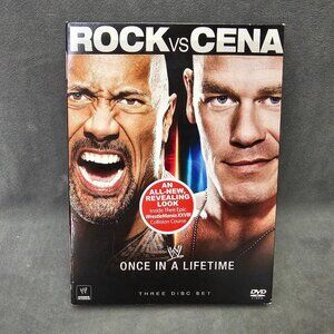WWE: Once in a Lifetime - The Rock vs. John Cena (DVD, 2012, 3-Disc Set) B2-11